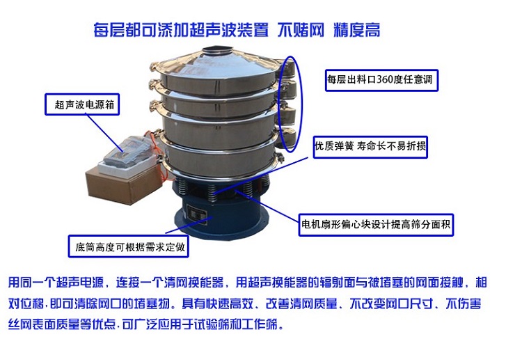 超聲波篩粉機與普通篩粉機有哪些不同？